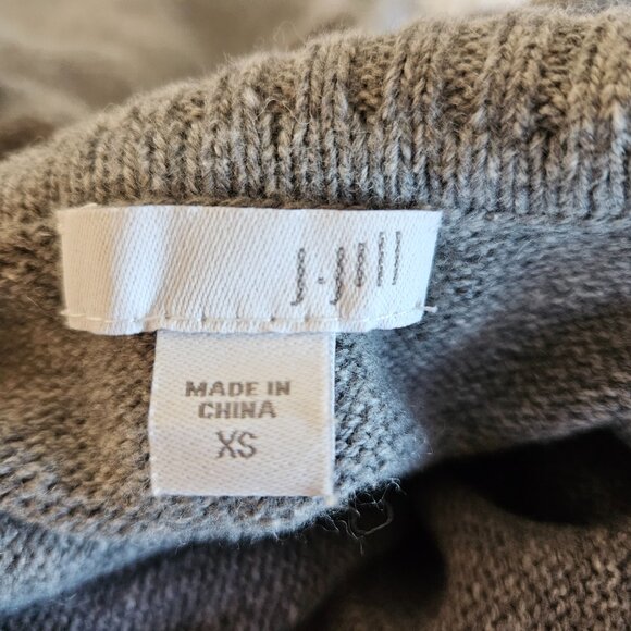 J. Jill Gray Turtleneck Sweater - Size XS - Picture 2 of 6